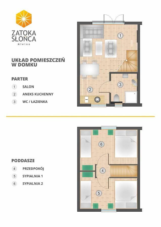 Zatoka Slonca - Domki Z Basenem, Wifi I Parking W Cenie! Mielno  Exteriér fotografie